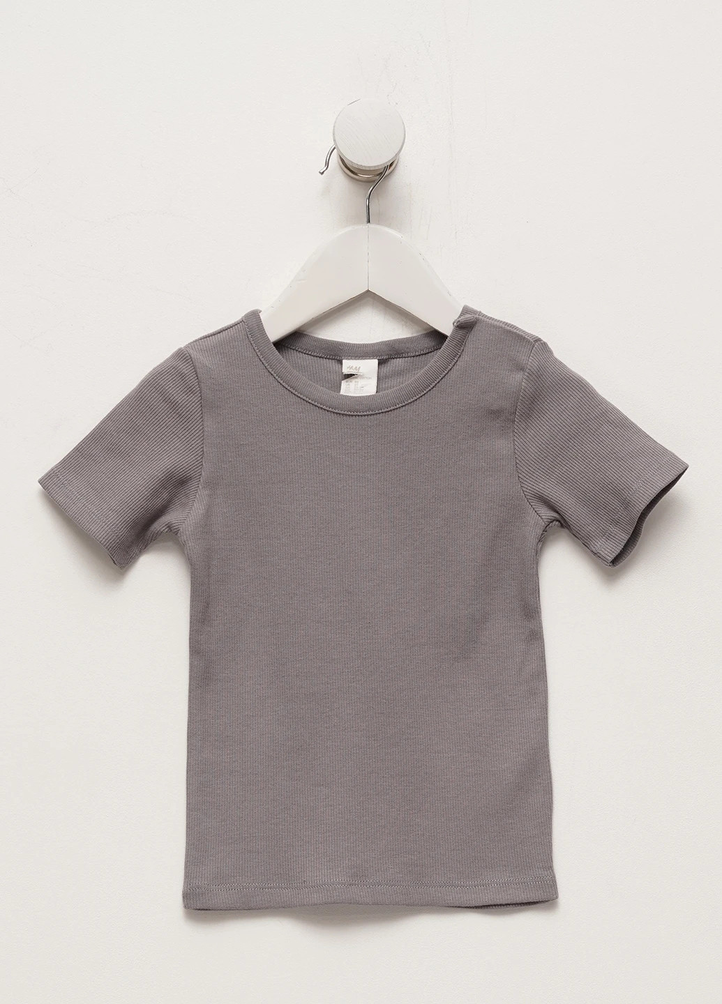 Серая летняя футболка H&M