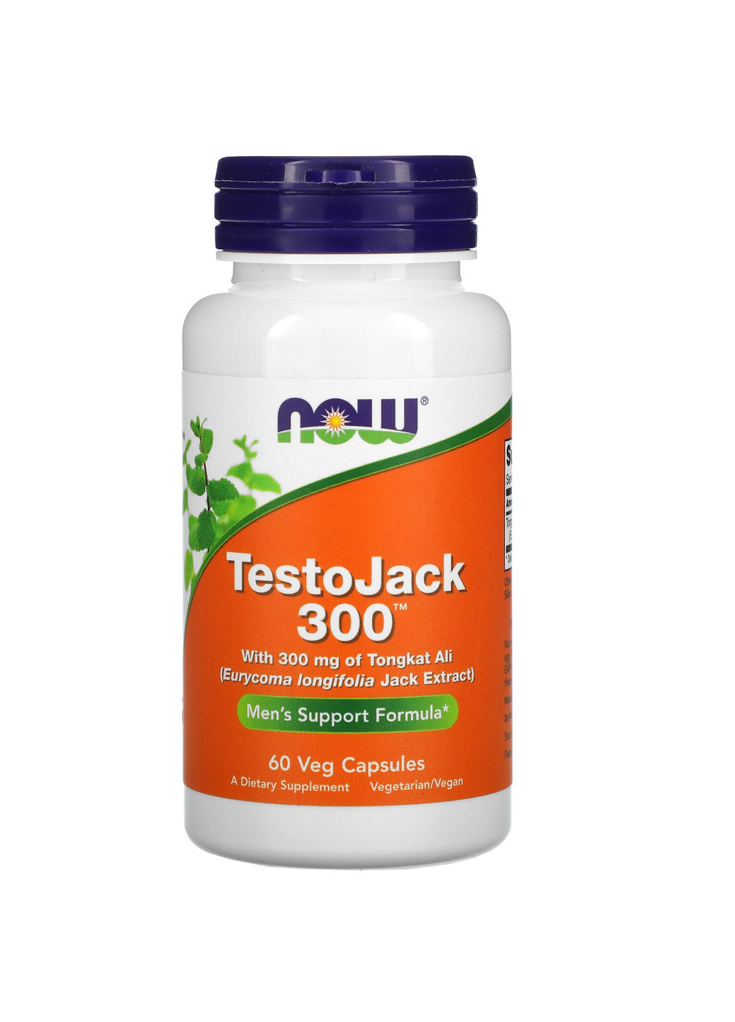 Формула підтримки чоловічої сили (TestoJack 300) 300 мг 60 вегетаріанських капсул Now Foods (251794866)