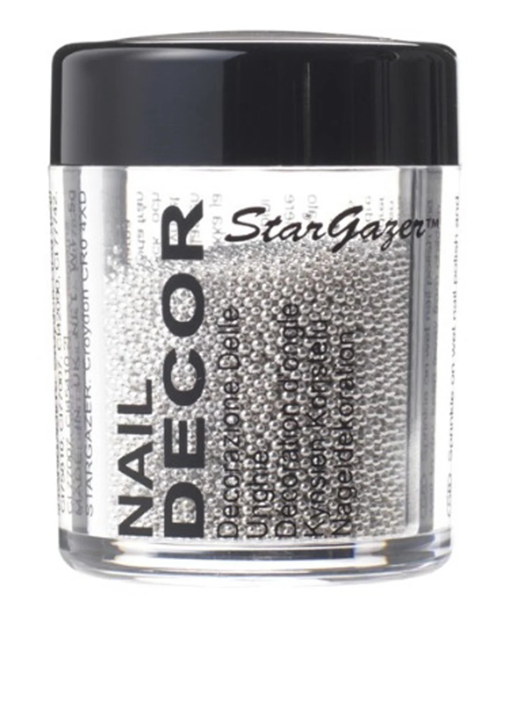 Глиттер для ногтей и тела "Nail Decor икра" цвет- Caviar Silver, 5 г StarGazer (63345121)