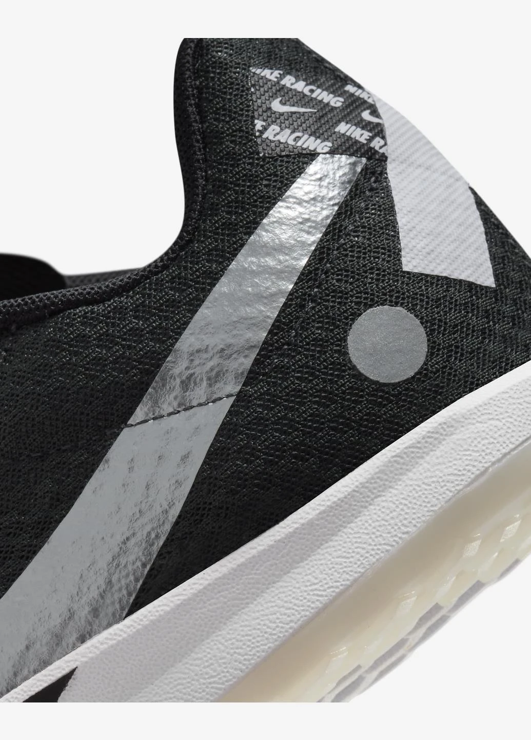 Чорно-білі кросівки dx7999-001 демісезон Nike Rival XC 6 Cross-Country Spikes