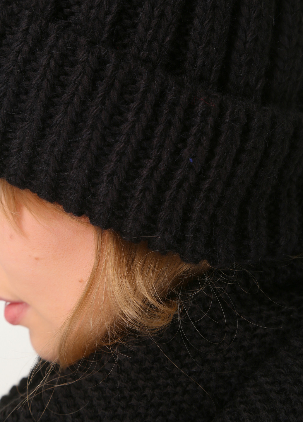 Теплий зимовий комплект (шапка, шарф-снуд) на флісовій підкладці та відворотом 600048 DeMari мия (254255556)