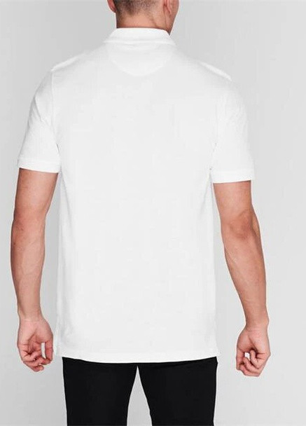 Белая футболка-поло для мужчин Pierre Cardin в полоску