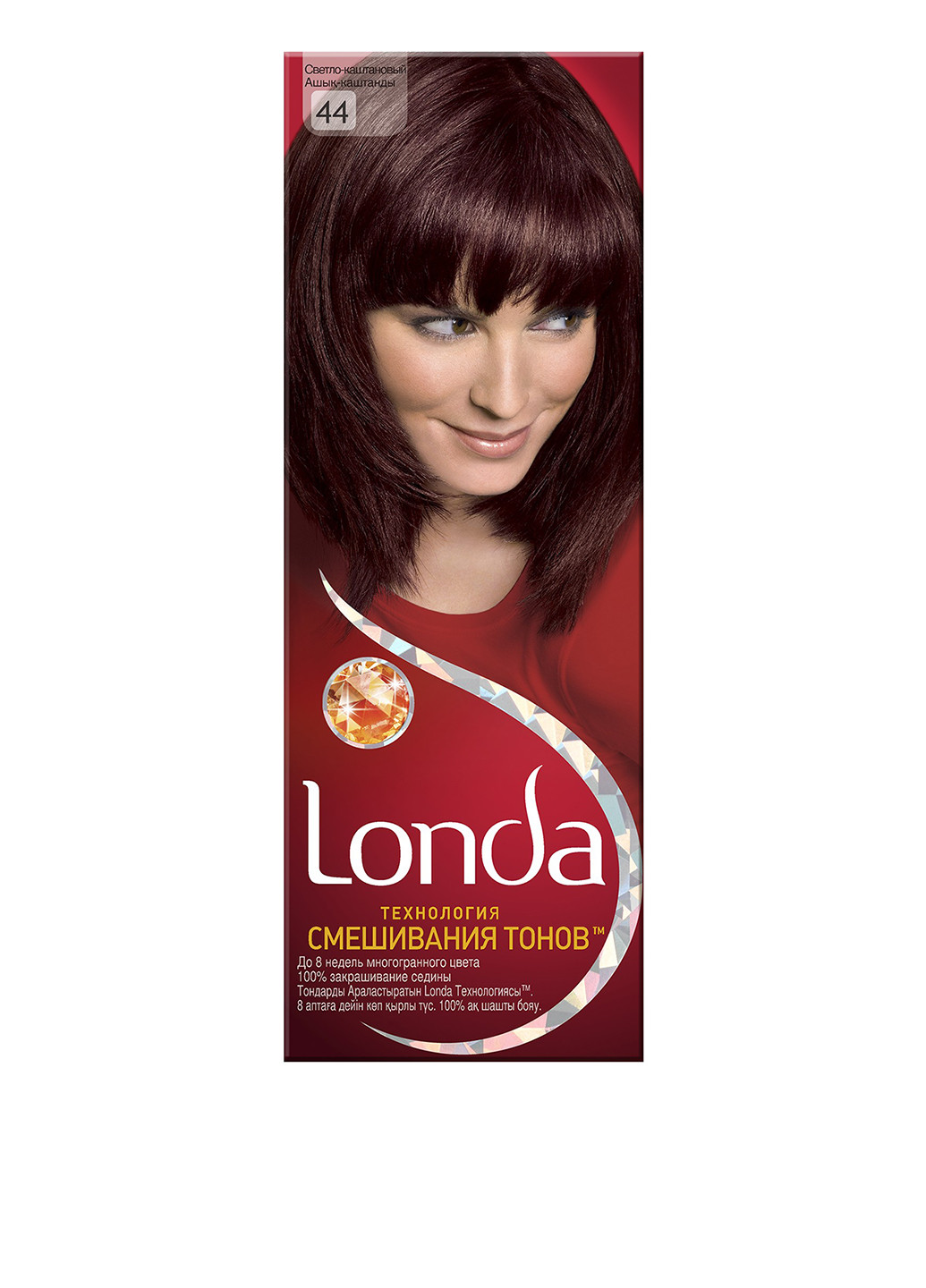 Крем-фарба для волосся, № 44 світло-каштановий Londa (17071570)