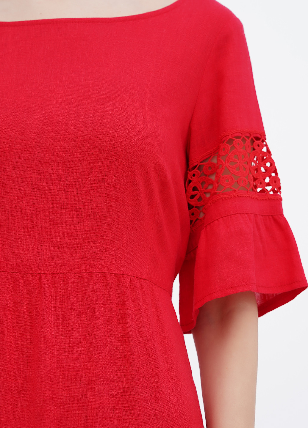 Червона кежуал сукня а-силует Ruta-S однотонна