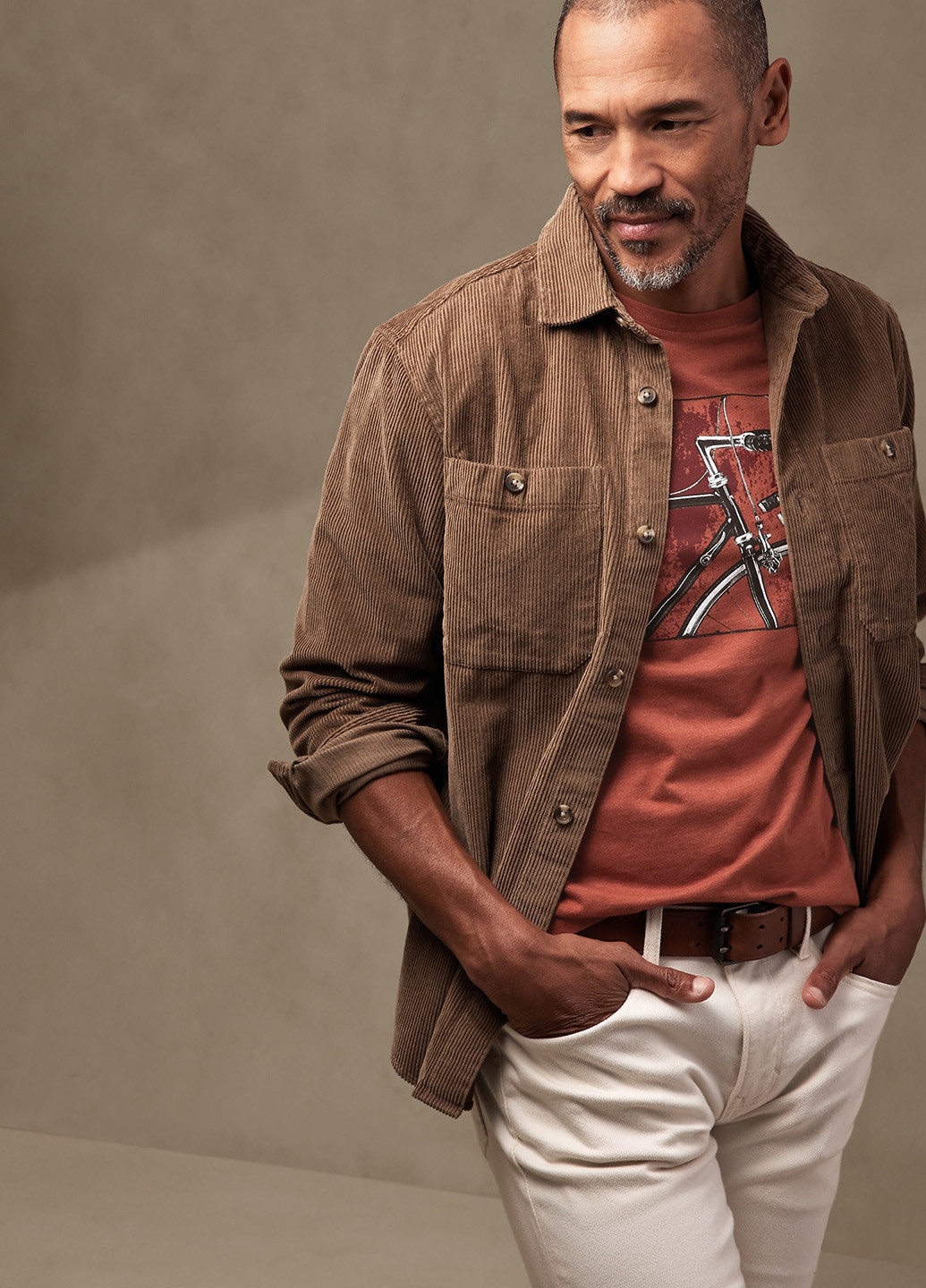 Теракотова футболка Banana Republic