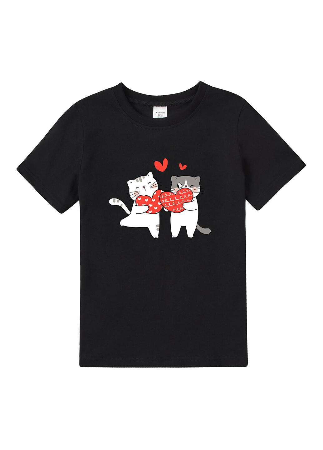 Чорна демісезонна футболка Garnamama