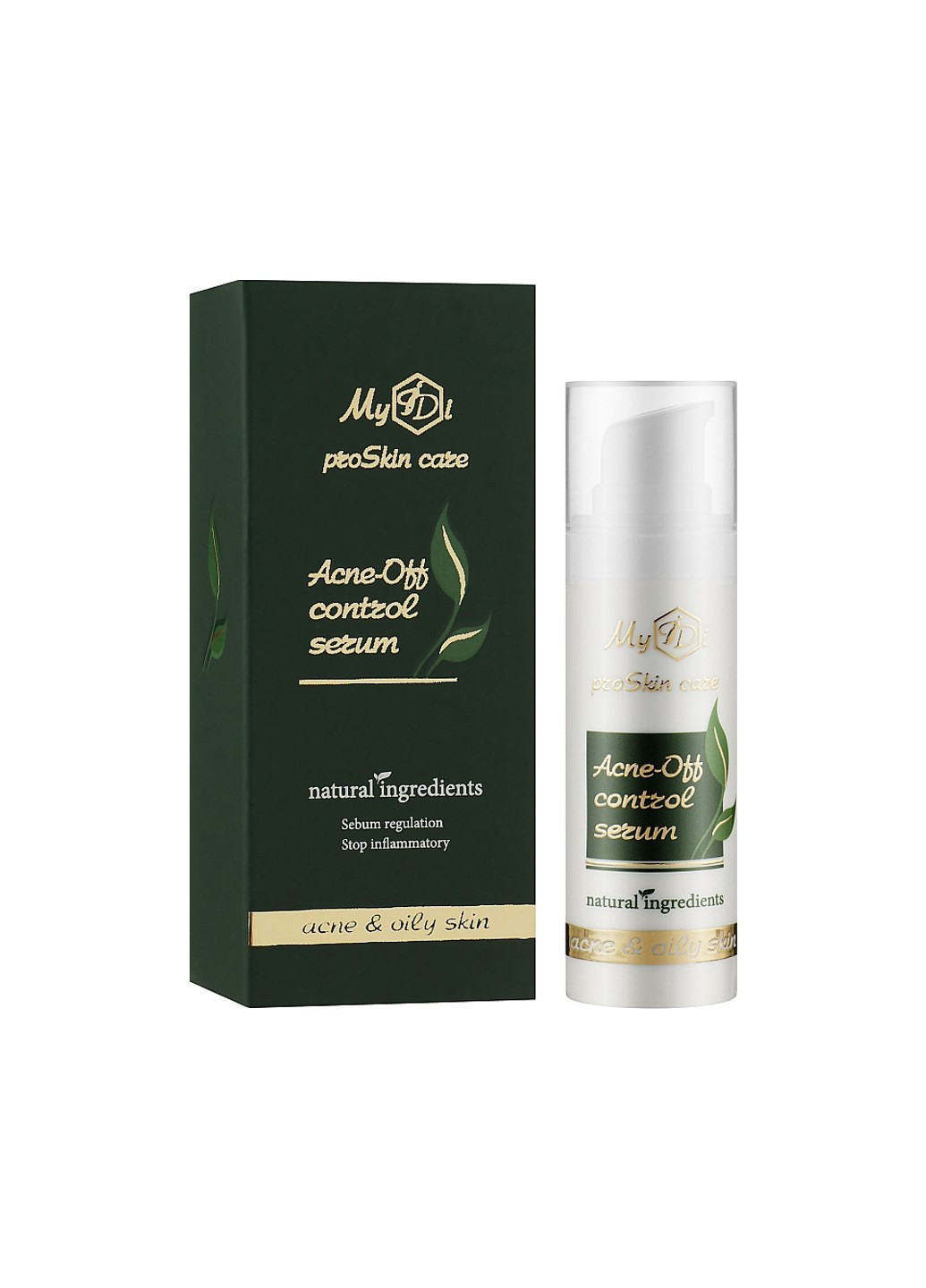 Противовоспалительная сыворотка для проблемной кожи Acne-Off control serum 30 мл MyIDi (254647464)