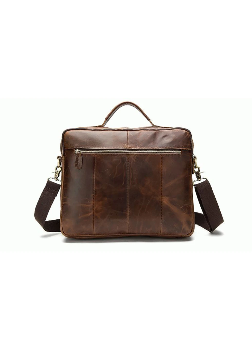 Чоловіча шкіряна сумка 35х30х9 см Vintage (229459420)