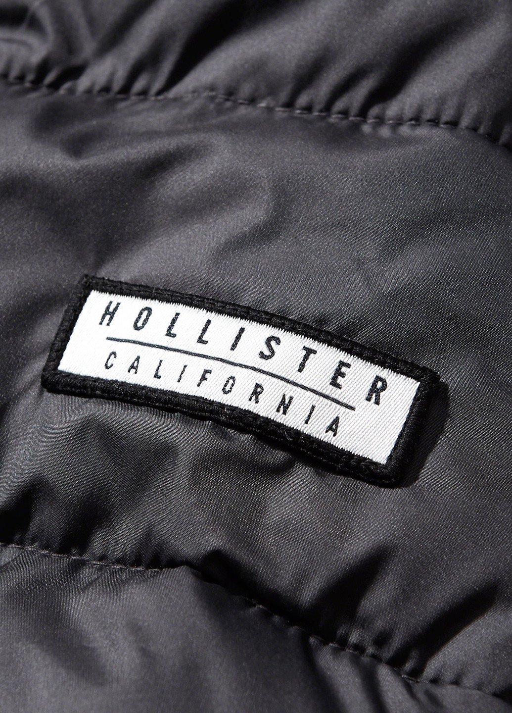 Темно-серая демисезонная куртка Hollister
