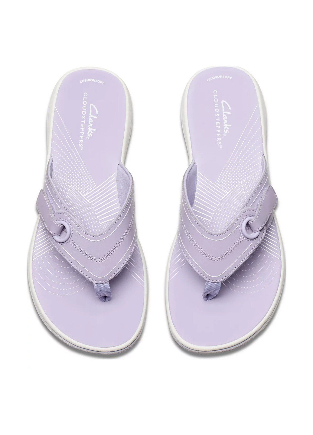 Сиреневые спортивные вьетнамки Clarks