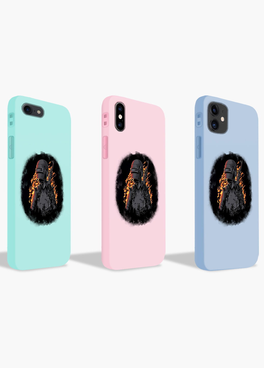Чохол силіконовий Apple Iphone Xs Пубг Пабг (Pubg) (8938-1183) MobiPrint (219333602)