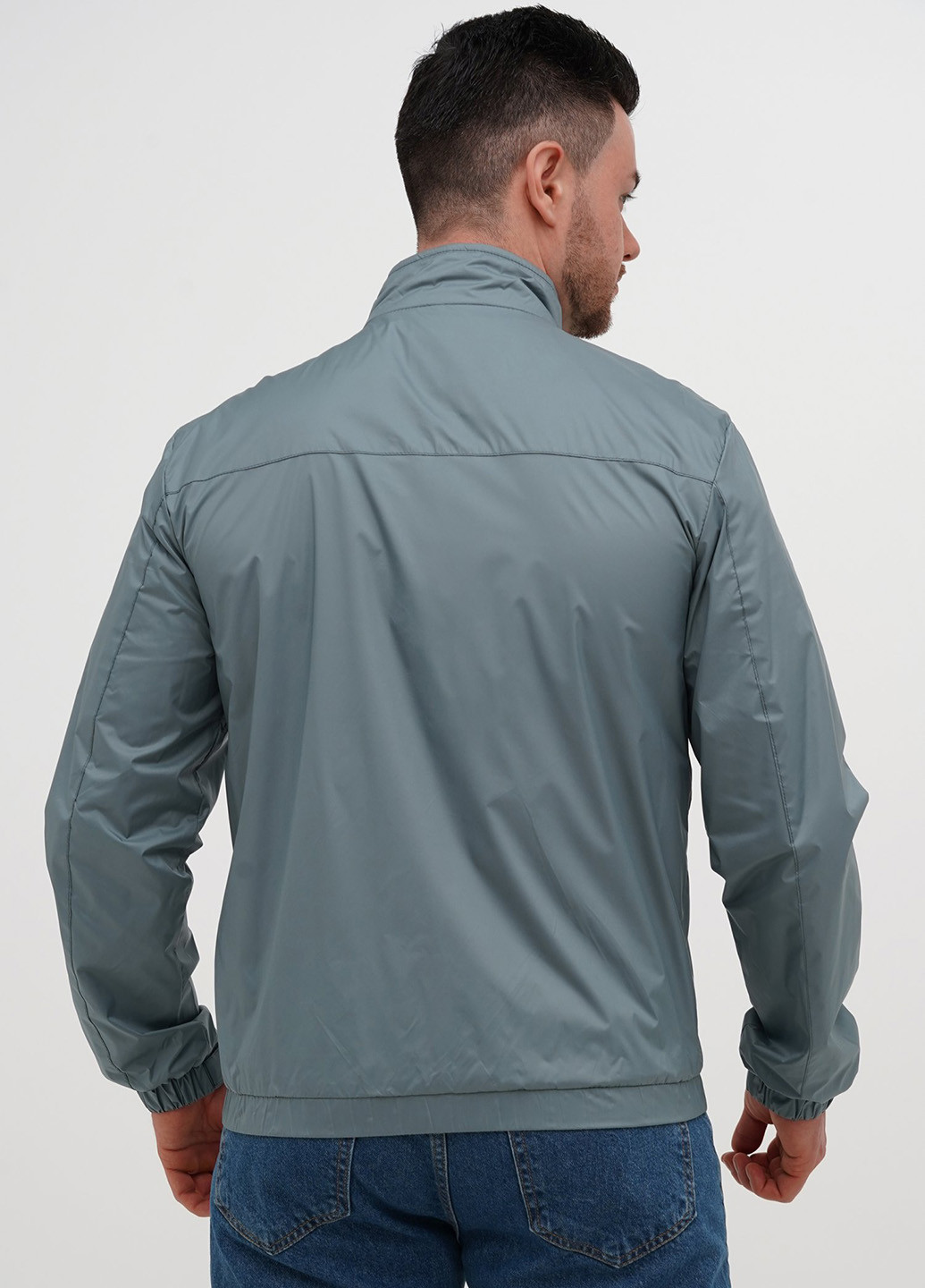 Сіро-голубий демісезонна вітровка Trend Collection