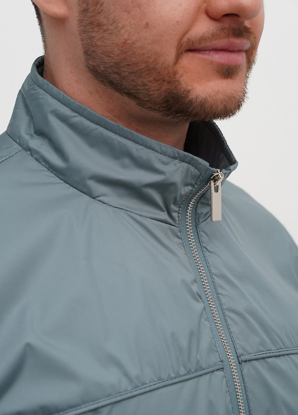 Сіро-голубий демісезонна вітровка Trend Collection