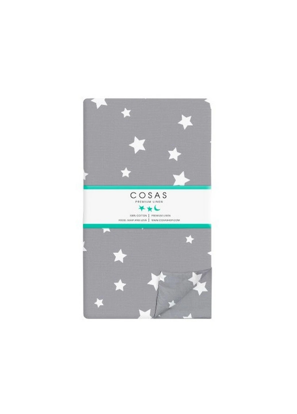 Підковдра двоспальна STARS WHITE GREY (180х220 см) Cosas (250544432)