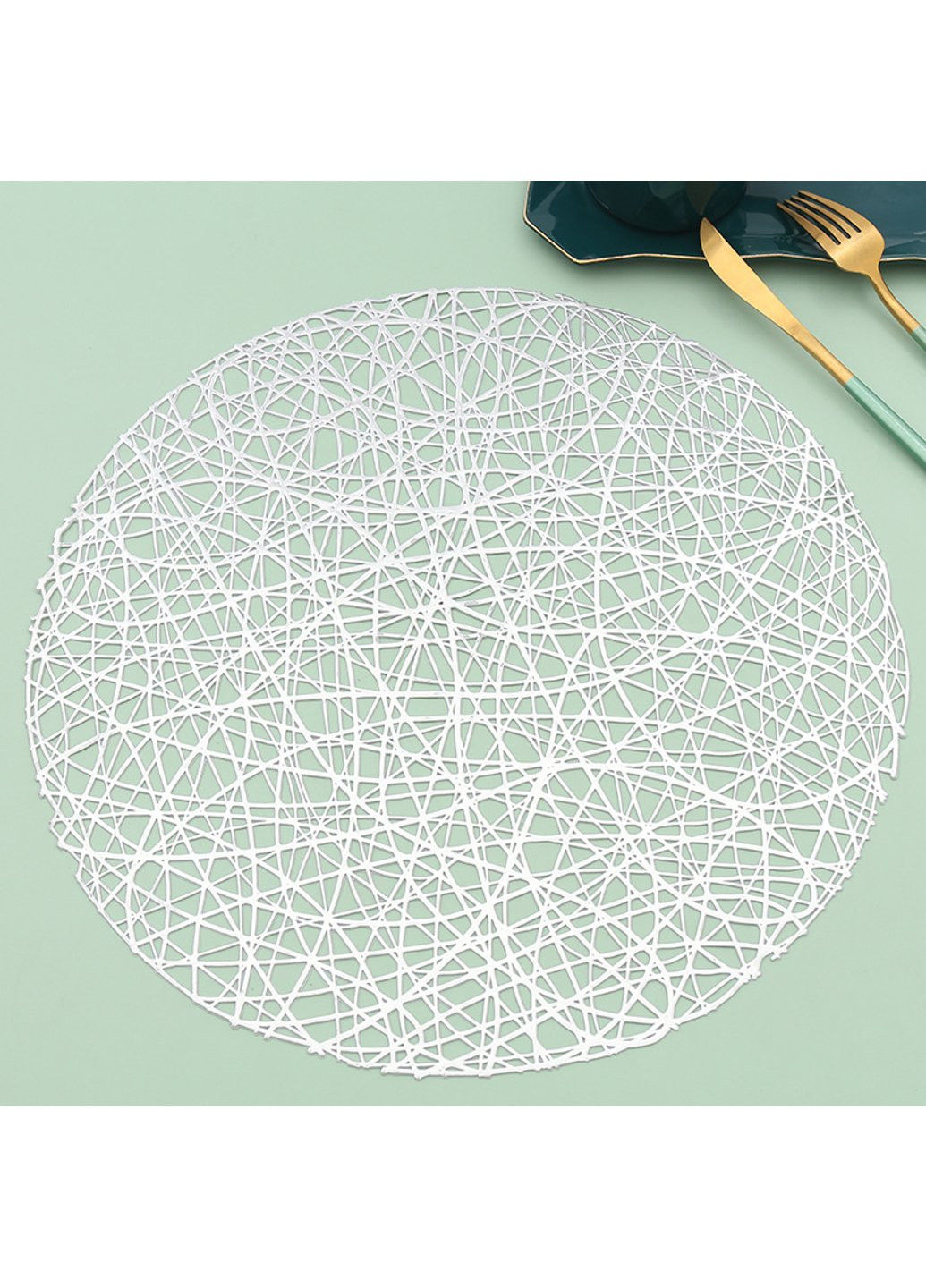 Салфетка сервировочная 7873 серебристая Power (254441500)