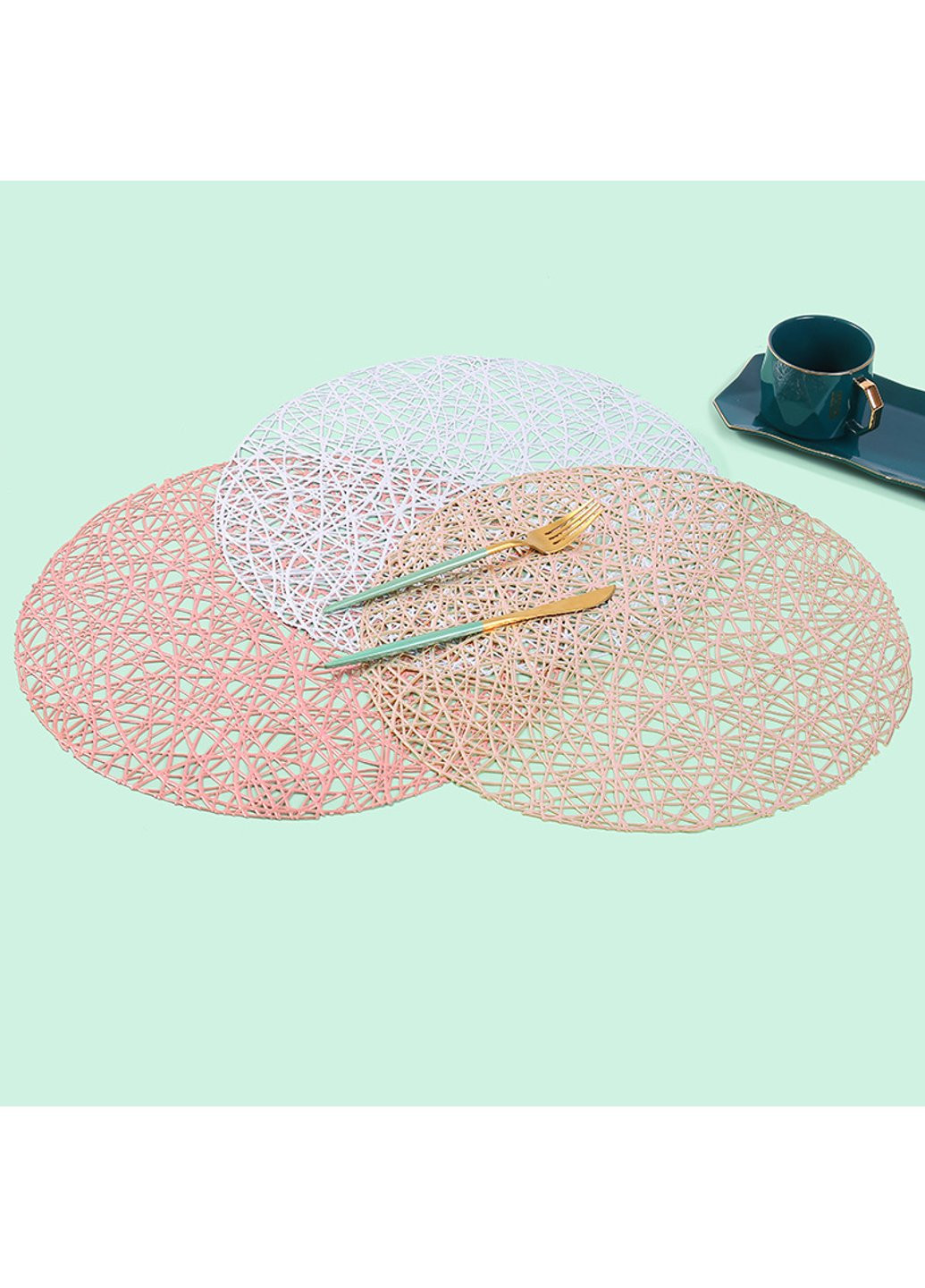 Салфетка сервировочная 7873 серебристая Power (254441500)