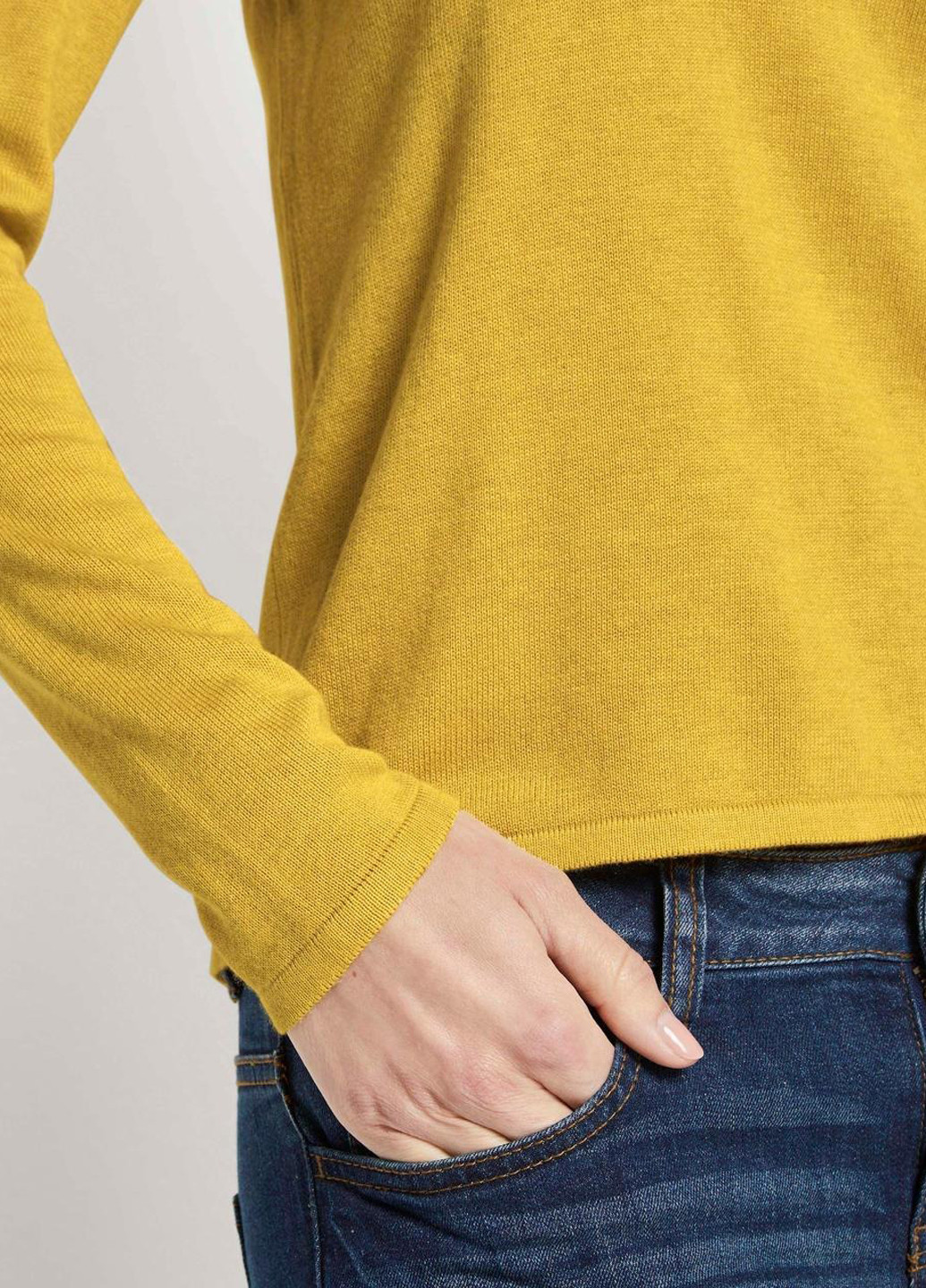 Жовтий демісезонний пуловер пуловер Tom Tailor