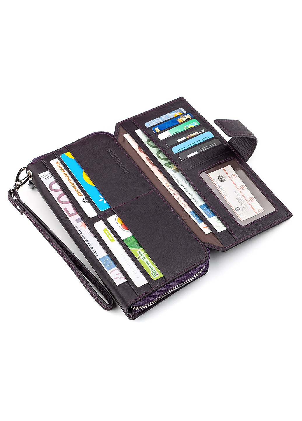 Жіночий шкіряний гаманець 10,5х20х3,5 см st leather (252126705)