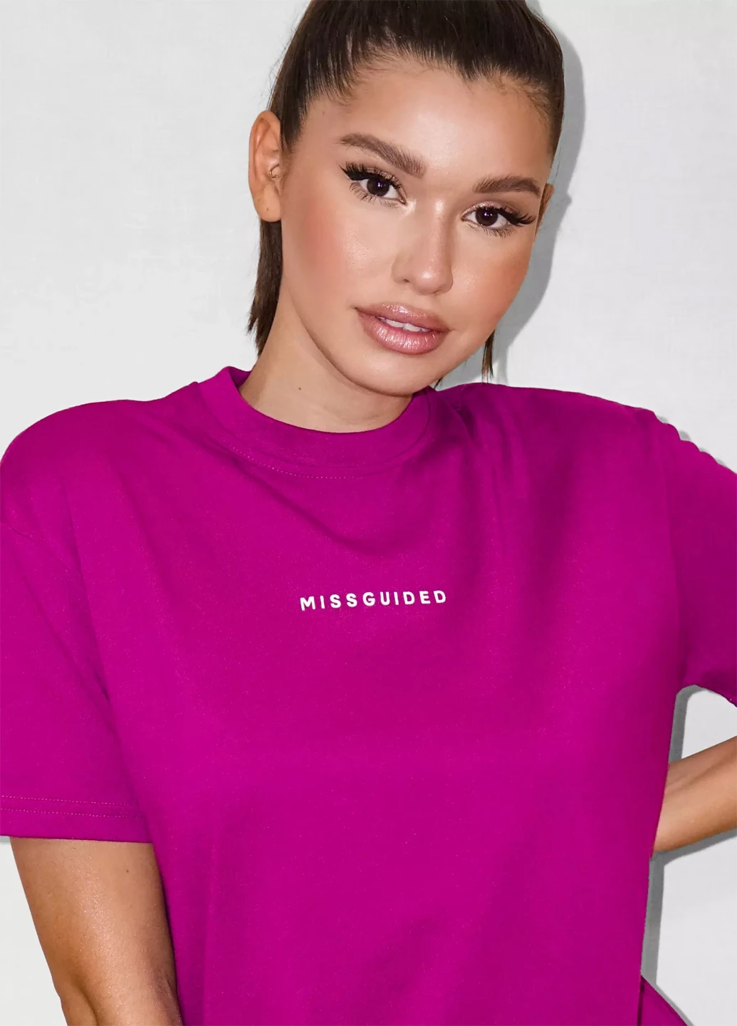 Малинова кежуал сукня Missguided