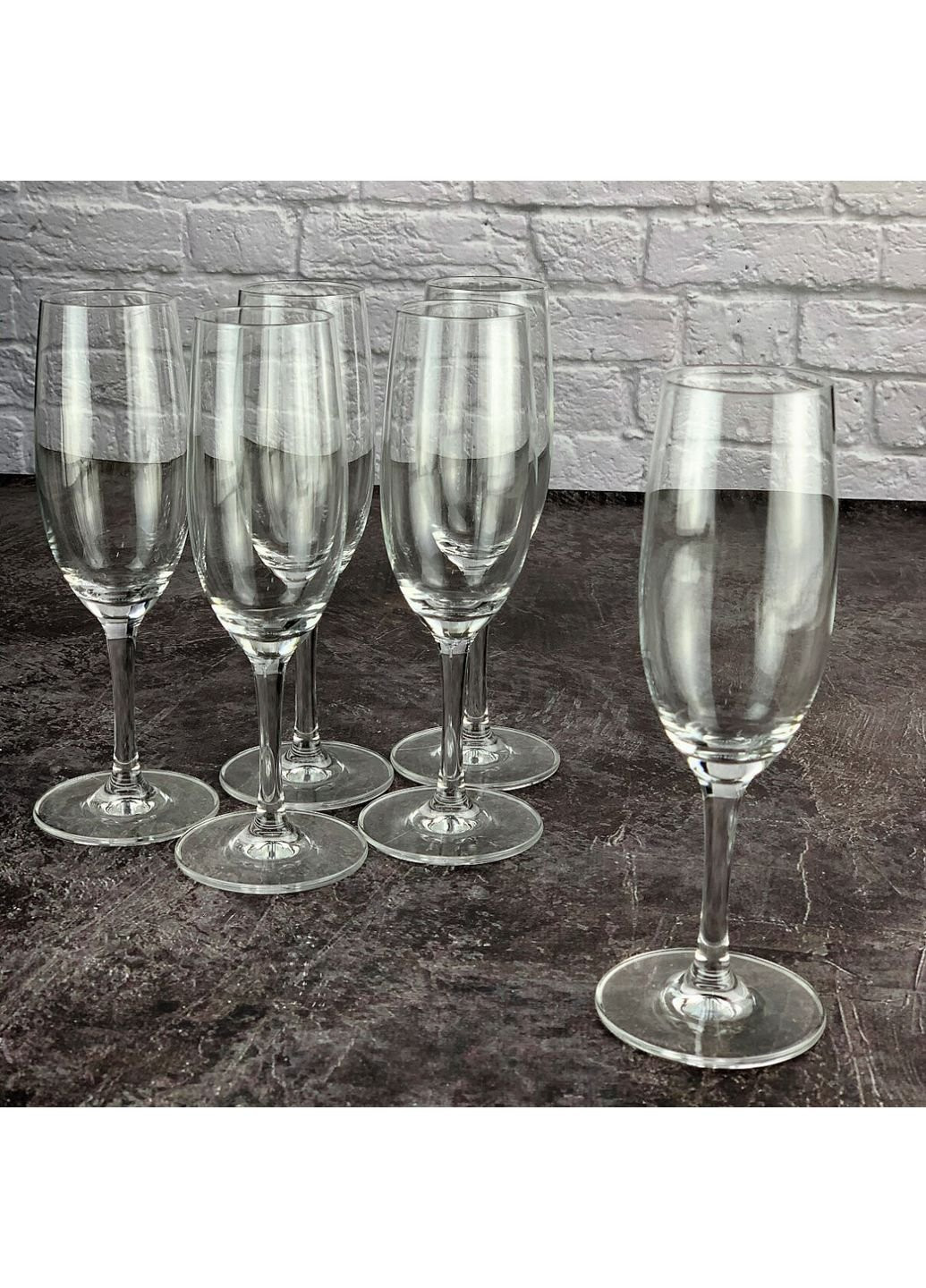 Набор бокалов для шампанского 6 шт 165 мл Donna 8085/77 Bormioli Rocco (253625947)