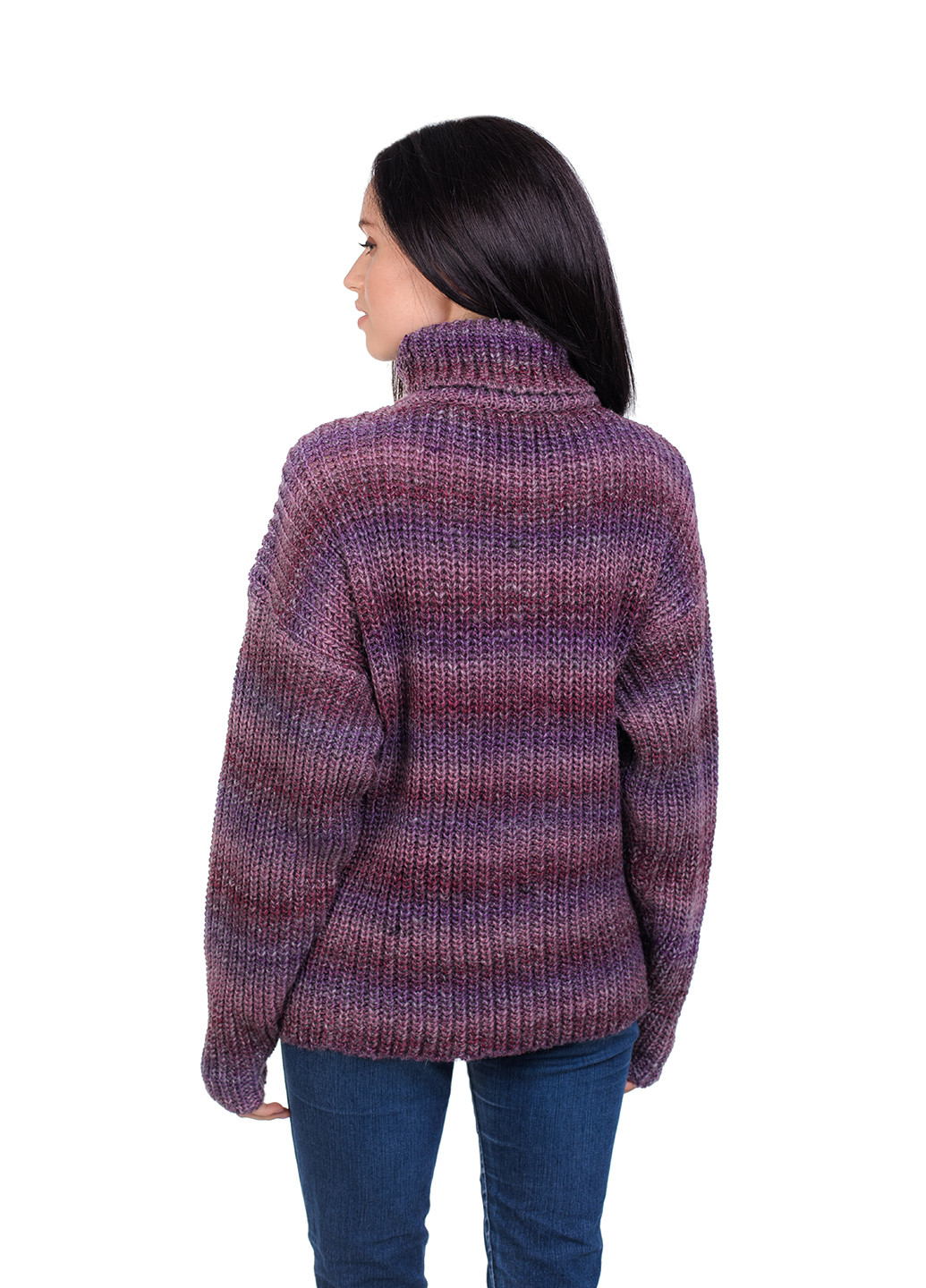 Бузковий демісезонний светр жіночий джемпер Bakhur