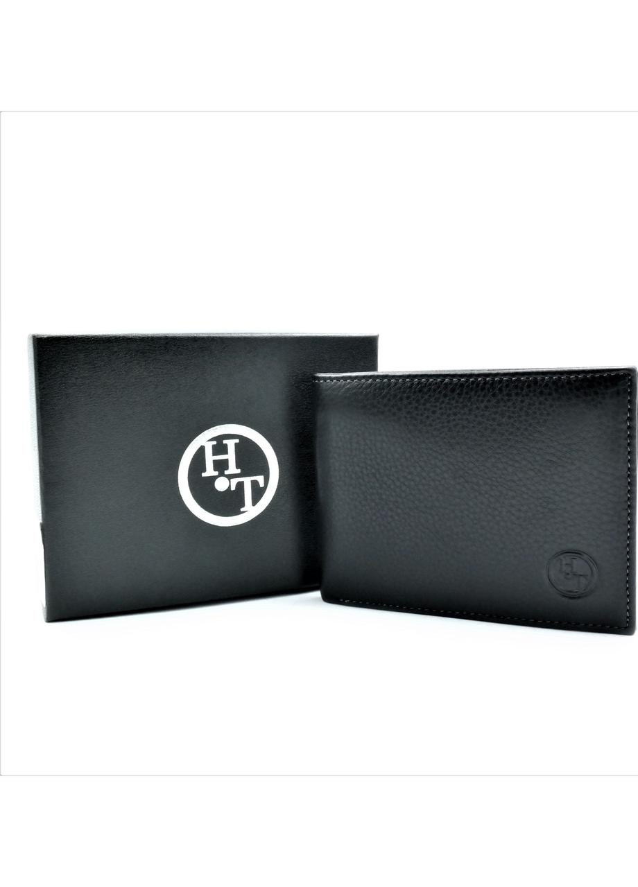 Чоловічий шкіряний гаманець 12 х 9 х 2 см Чорний wtro-208S Weatro (253696110)