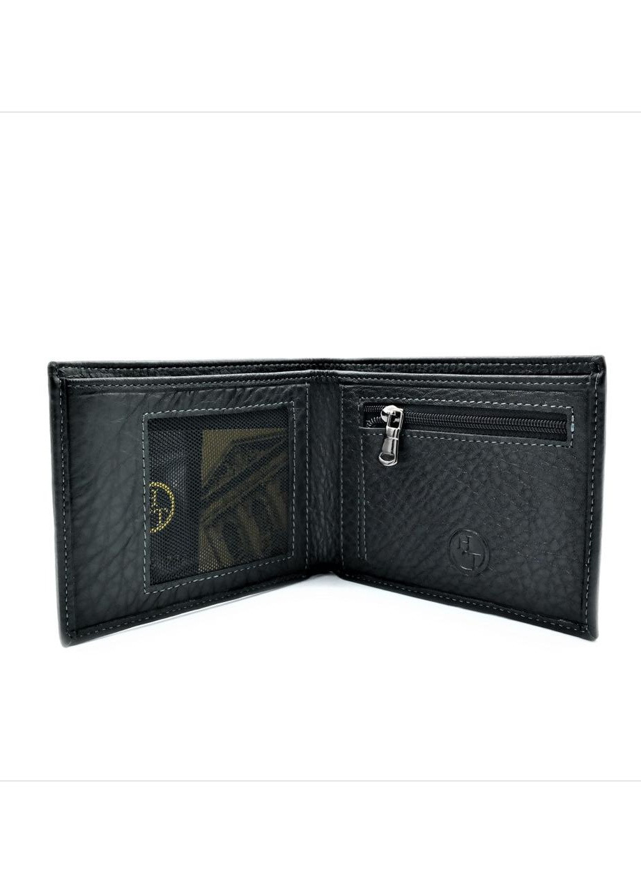Чоловічий шкіряний гаманець 12 х 9 х 2 см Чорний wtro-208S Weatro (253696110)