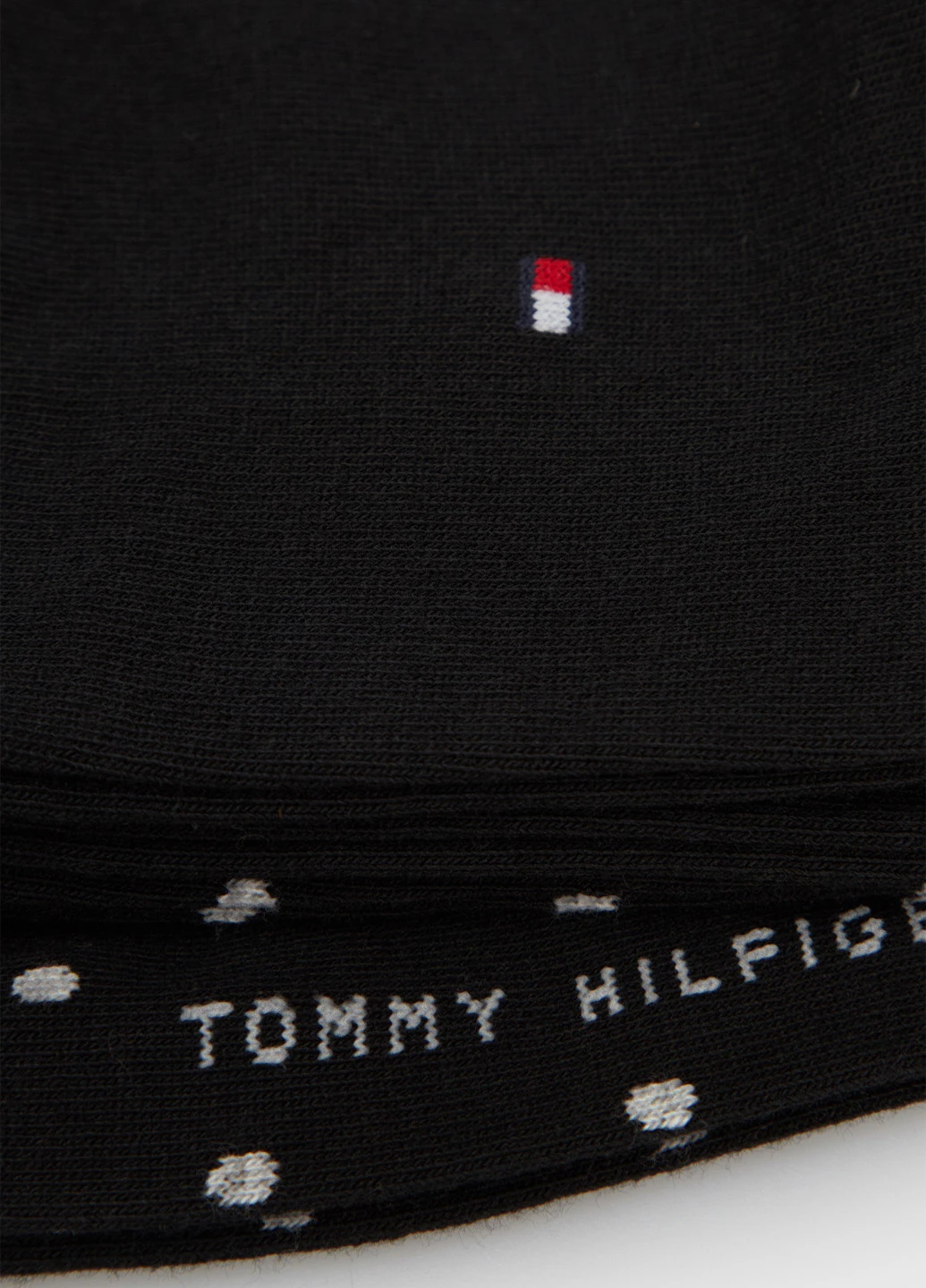 Чорні шкарпетки (2 пари) Tommy Hilfiger логотипи (347073259)