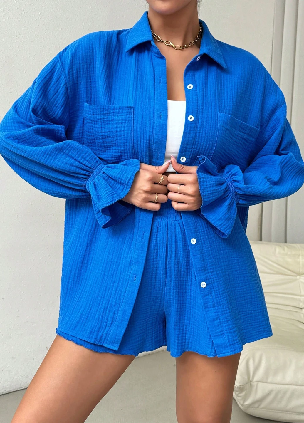 Костюм (блуза, шорты) SHEIN (325400580)