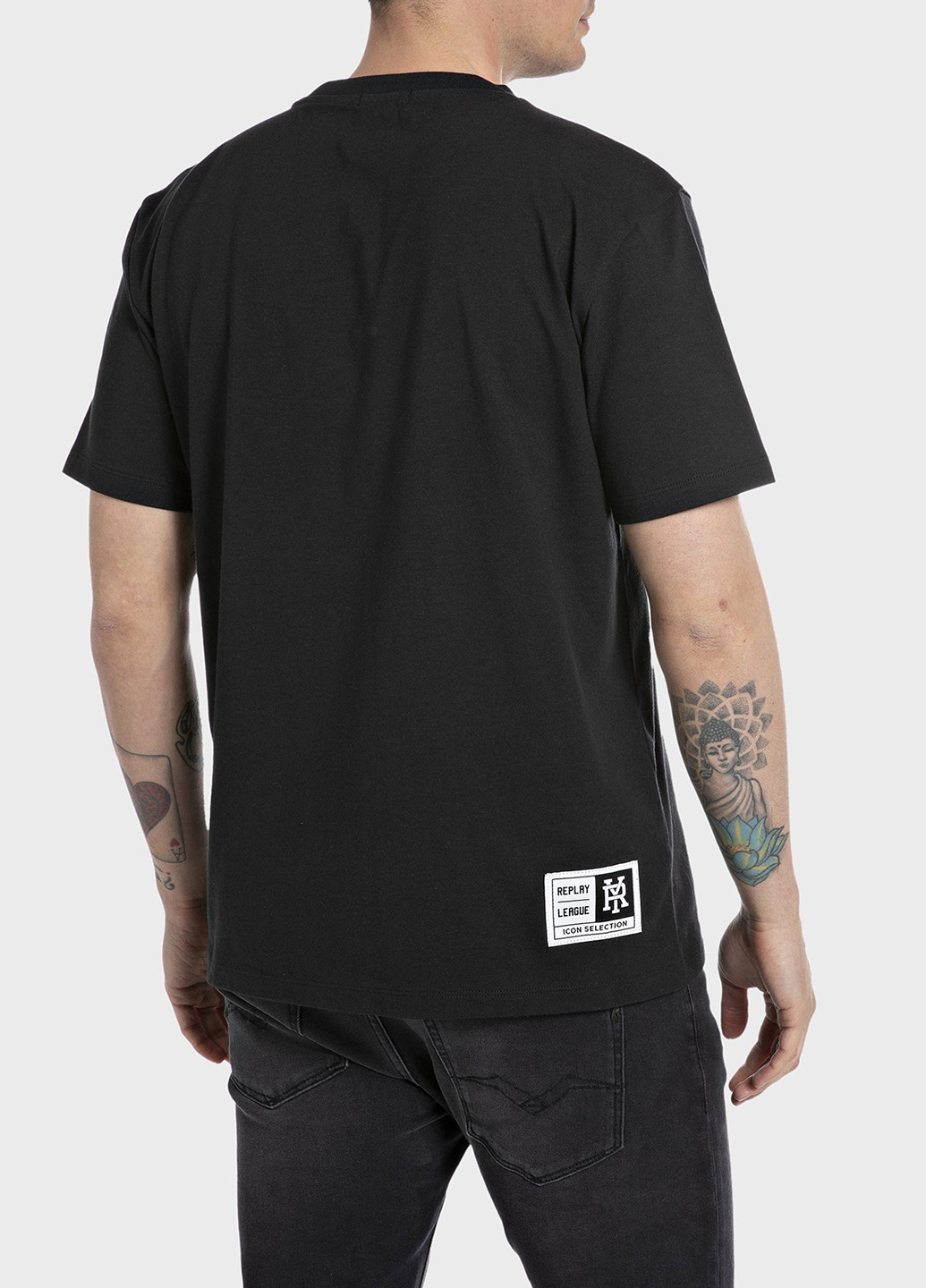 Черная футболка Replay