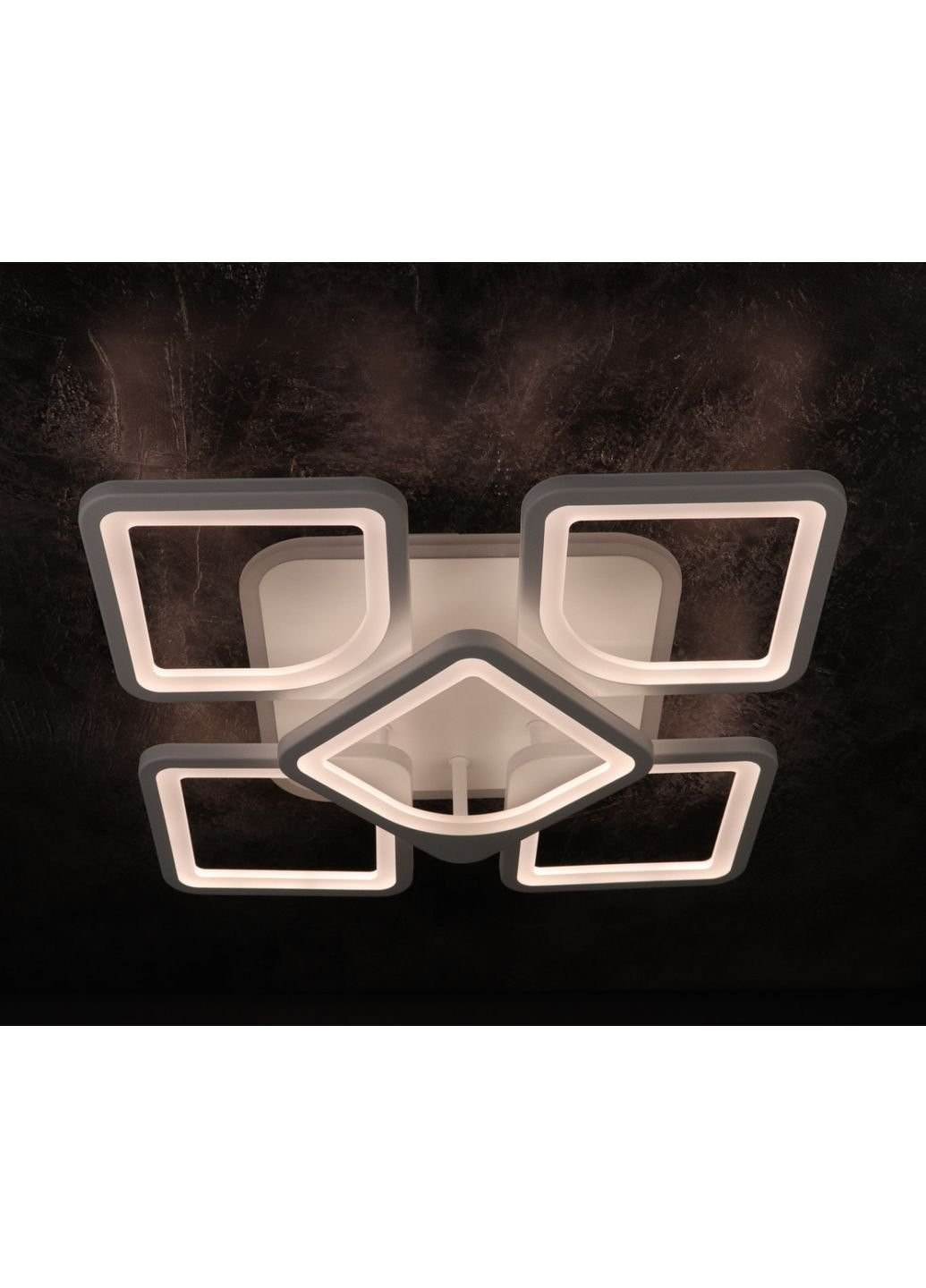 Люстра потолочная LED с пультом A2281/4+1S-RGB-wh Белый 11х40х40 см. Sunnysky (253630595)