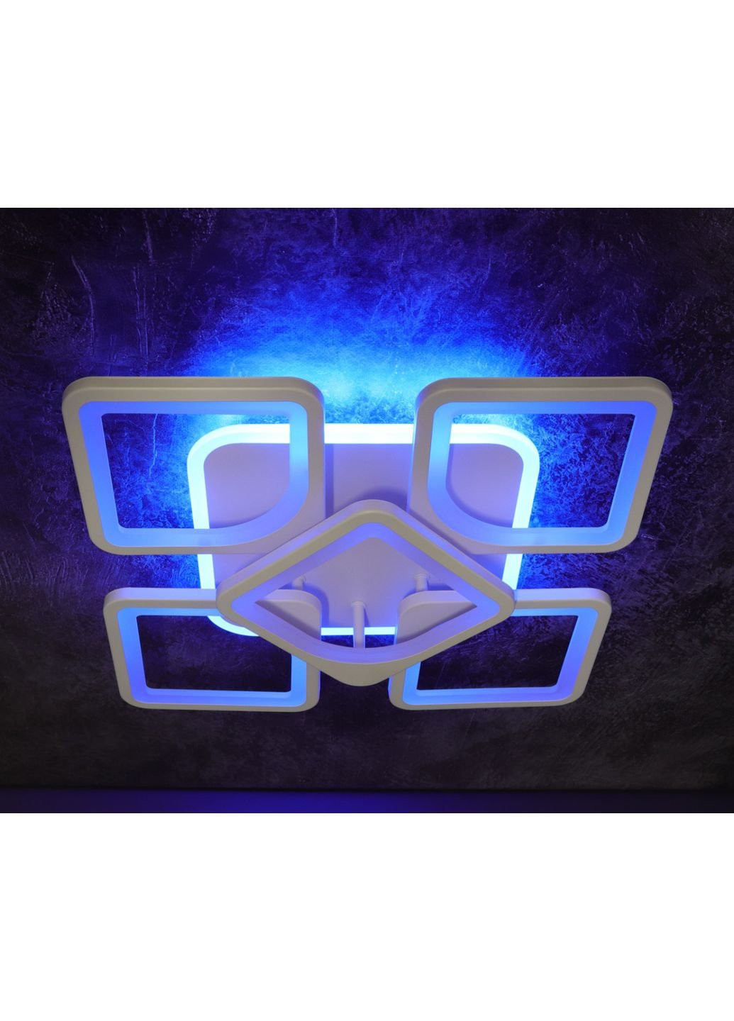 Люстра потолочная LED с пультом A2281/4+1S-RGB-wh Белый 11х40х40 см. Sunnysky (253630595)