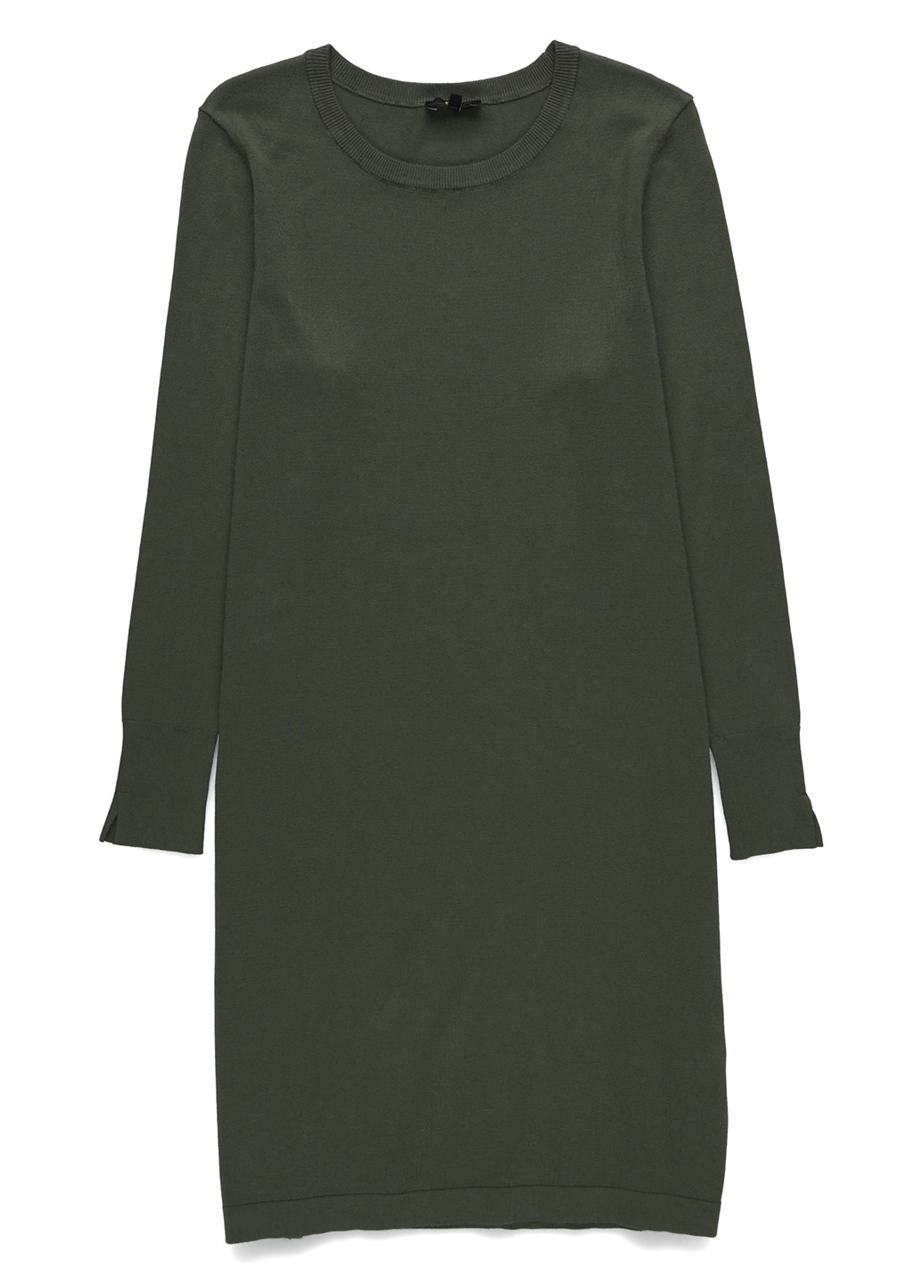 Оливкова (хакі) кежуал сукня сукня светр C&A однотонна