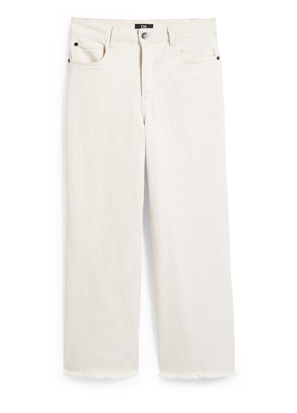Жемчужные классические летние укороченные брюки C&A