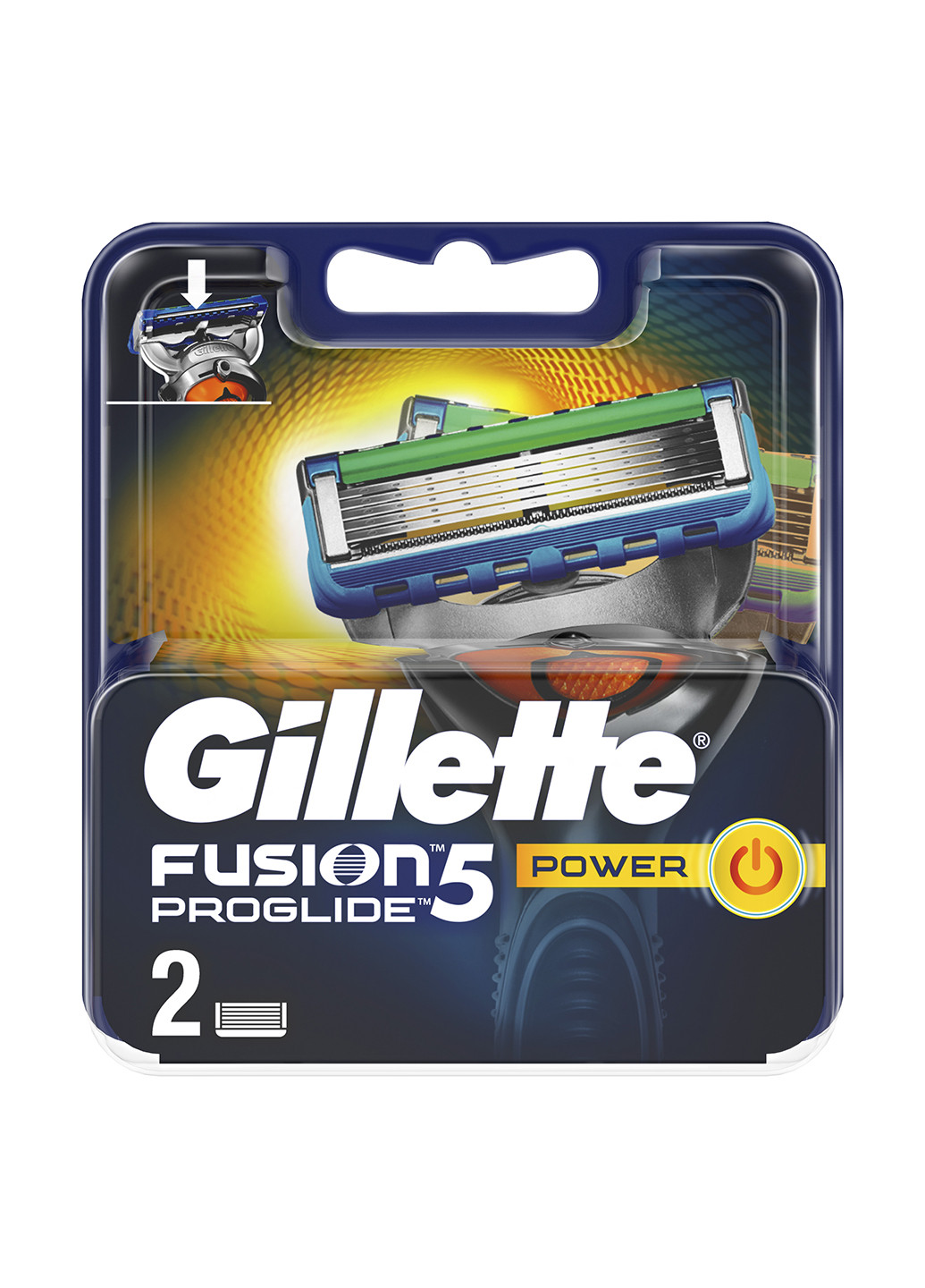 Картриджи для бритья Fusion ProGlide Power (2 шт.) Gillette (14295491)
