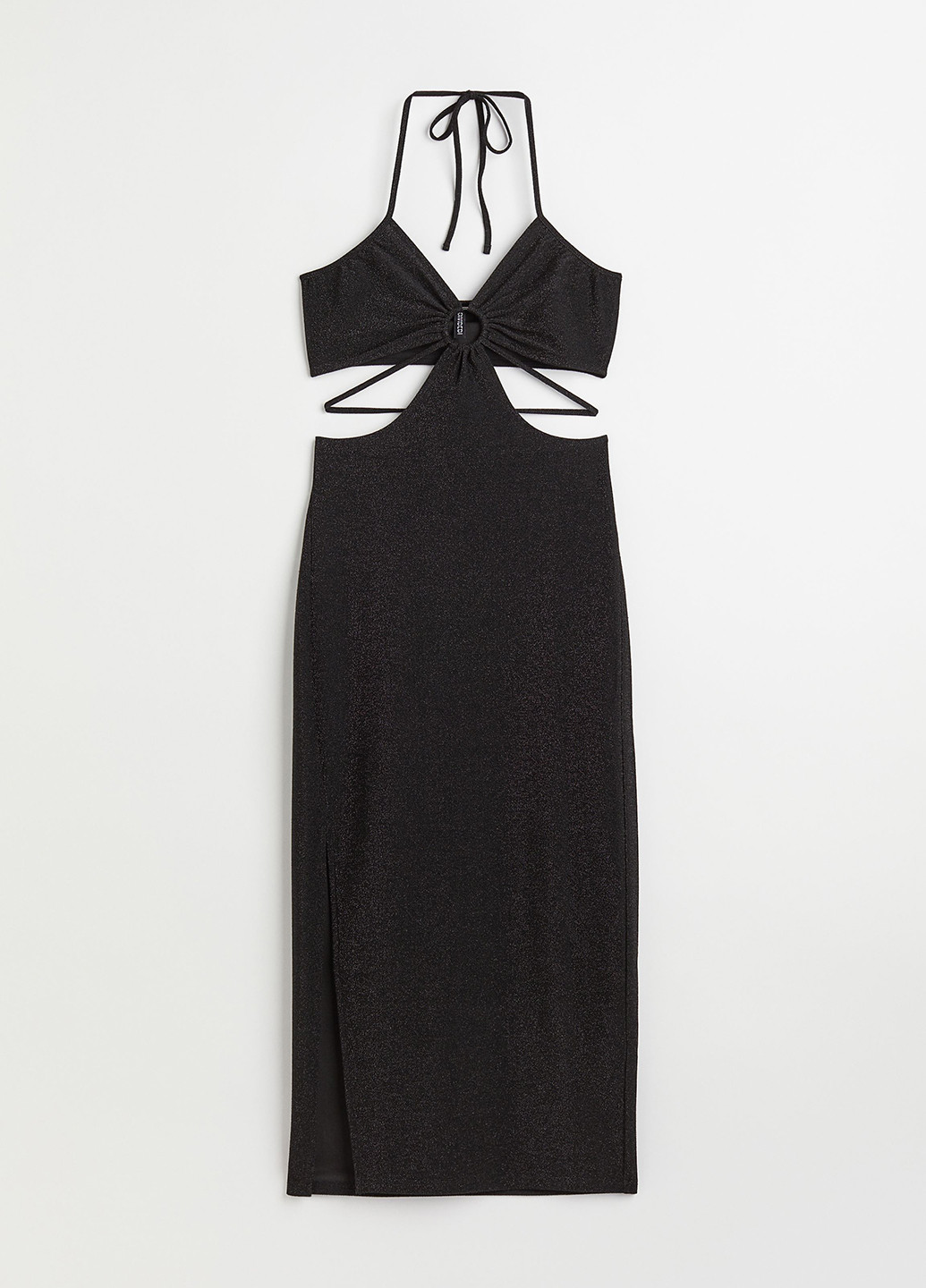 Темно-серое кэжуал платье H&M однотонное