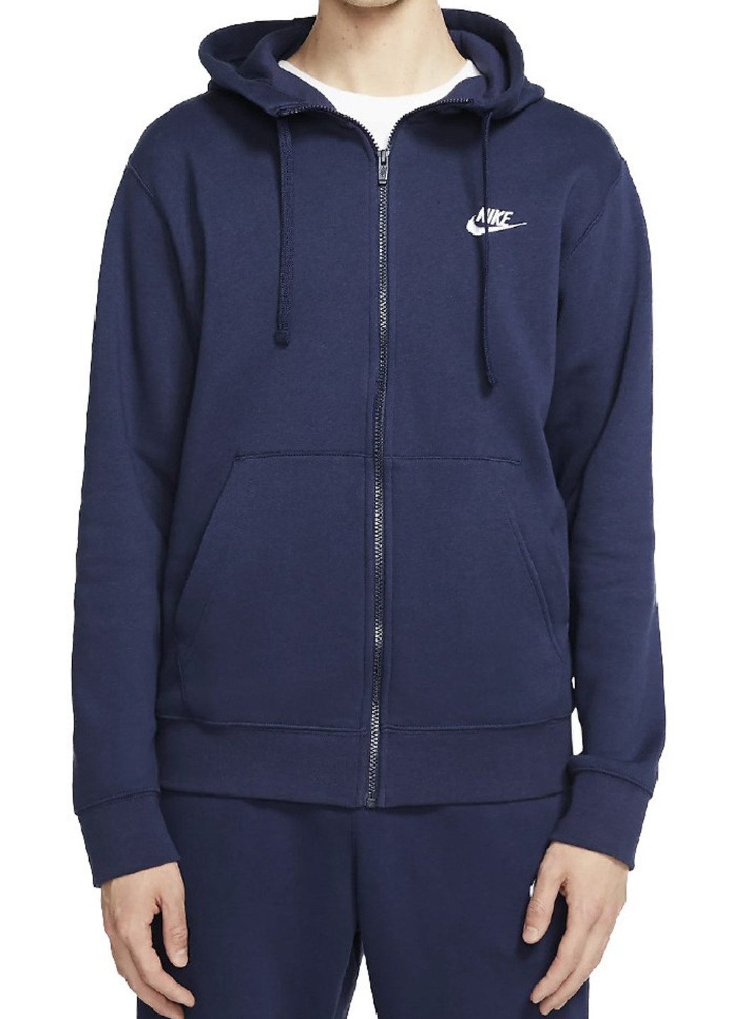 Толстовка BV2645-410 Nike M NSW CLUB HOODIE FZ BB (311692620)