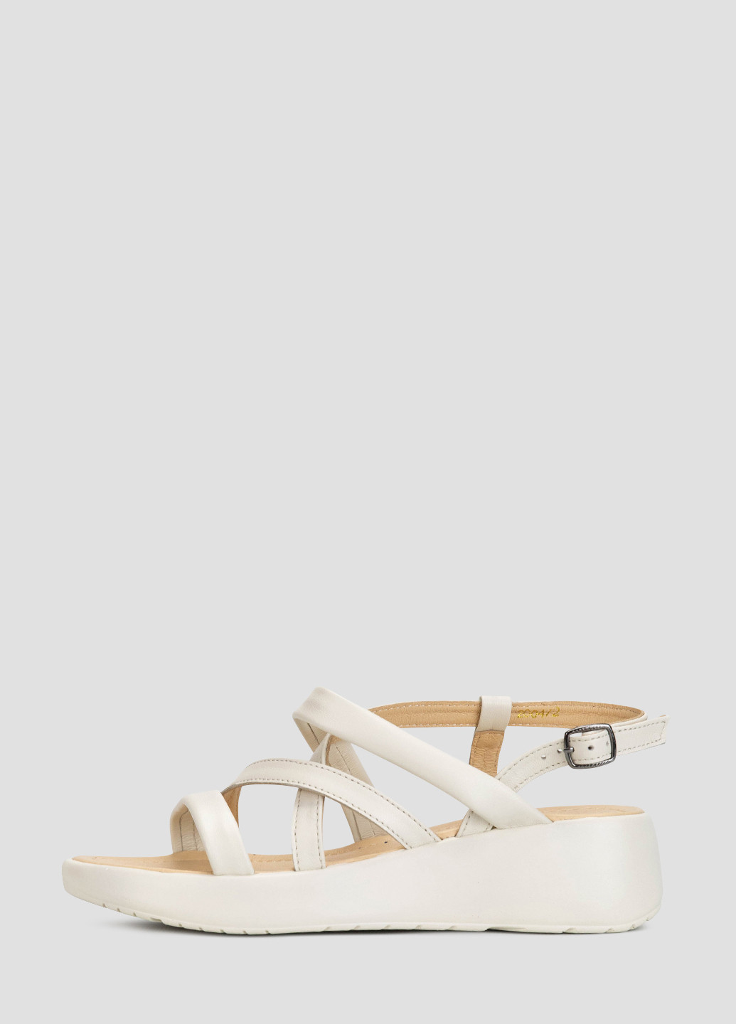 Молочные босоножки Alromaro с ремешком с белой подошвой