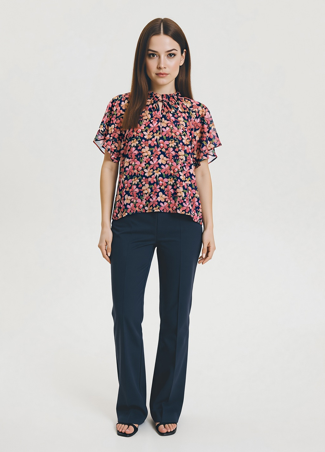 Темно-синя блуза Reserved