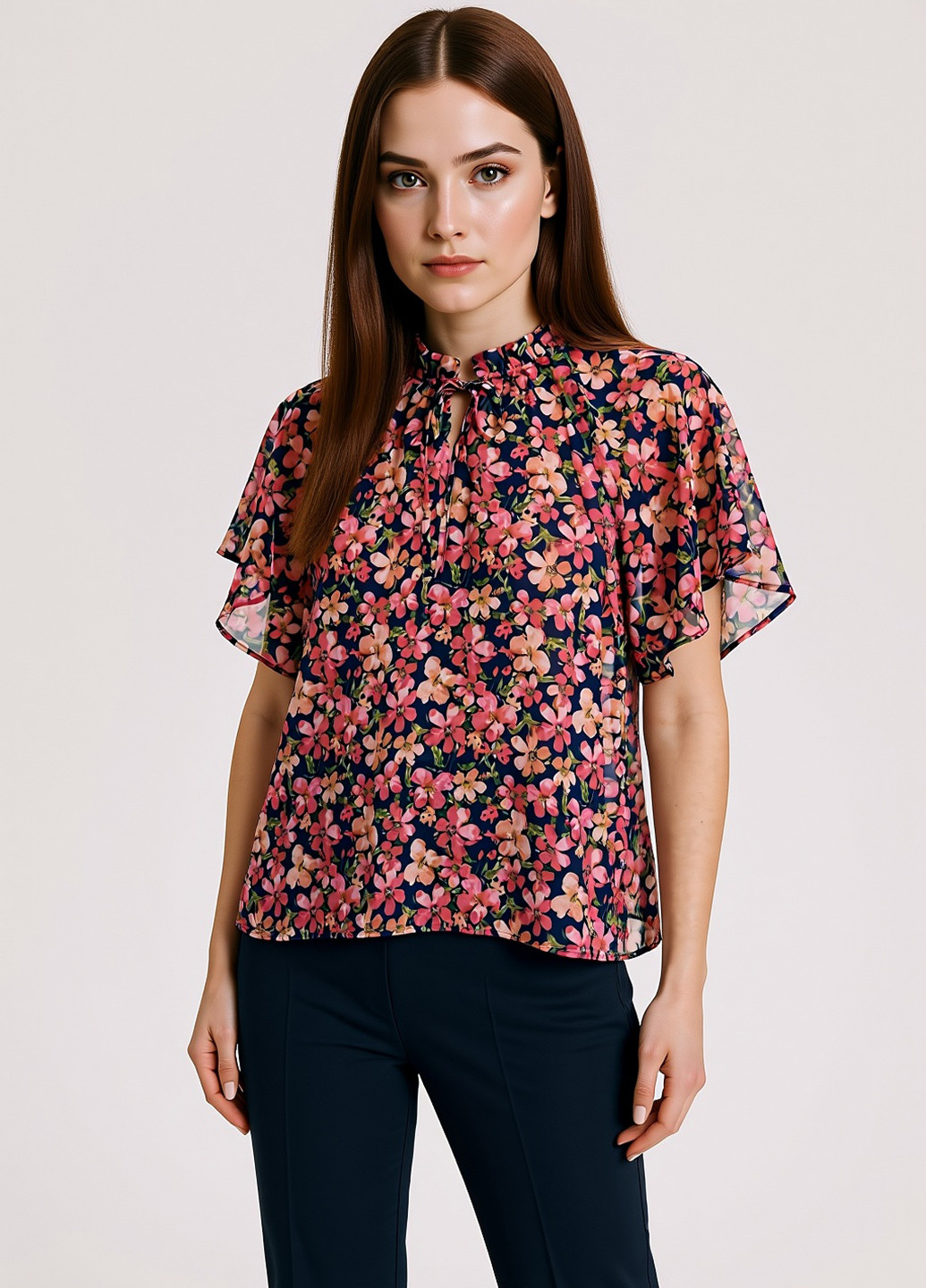 Темно-синя блуза Reserved