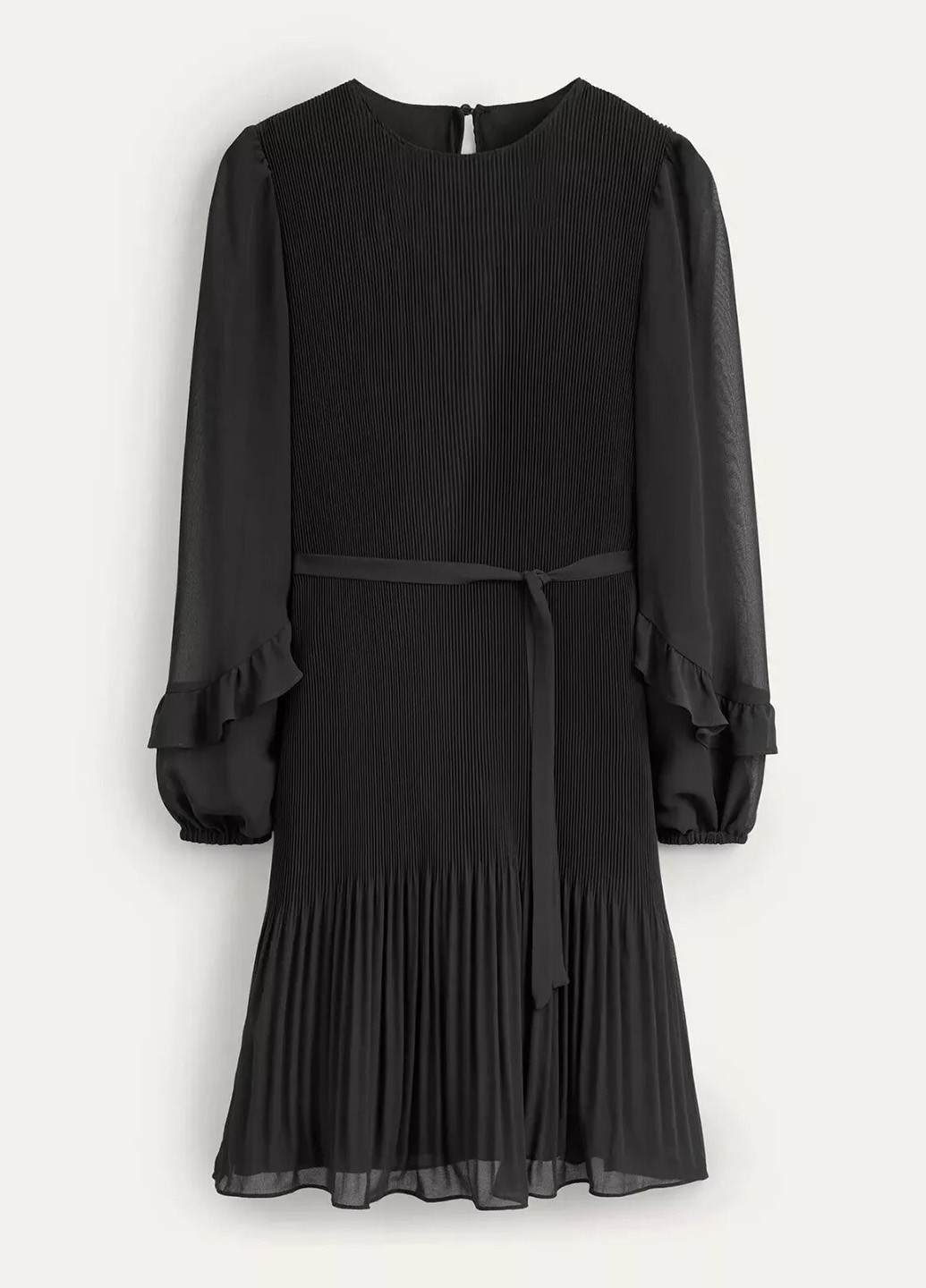 Чорна кежуал сукня плісована Boden однотонна