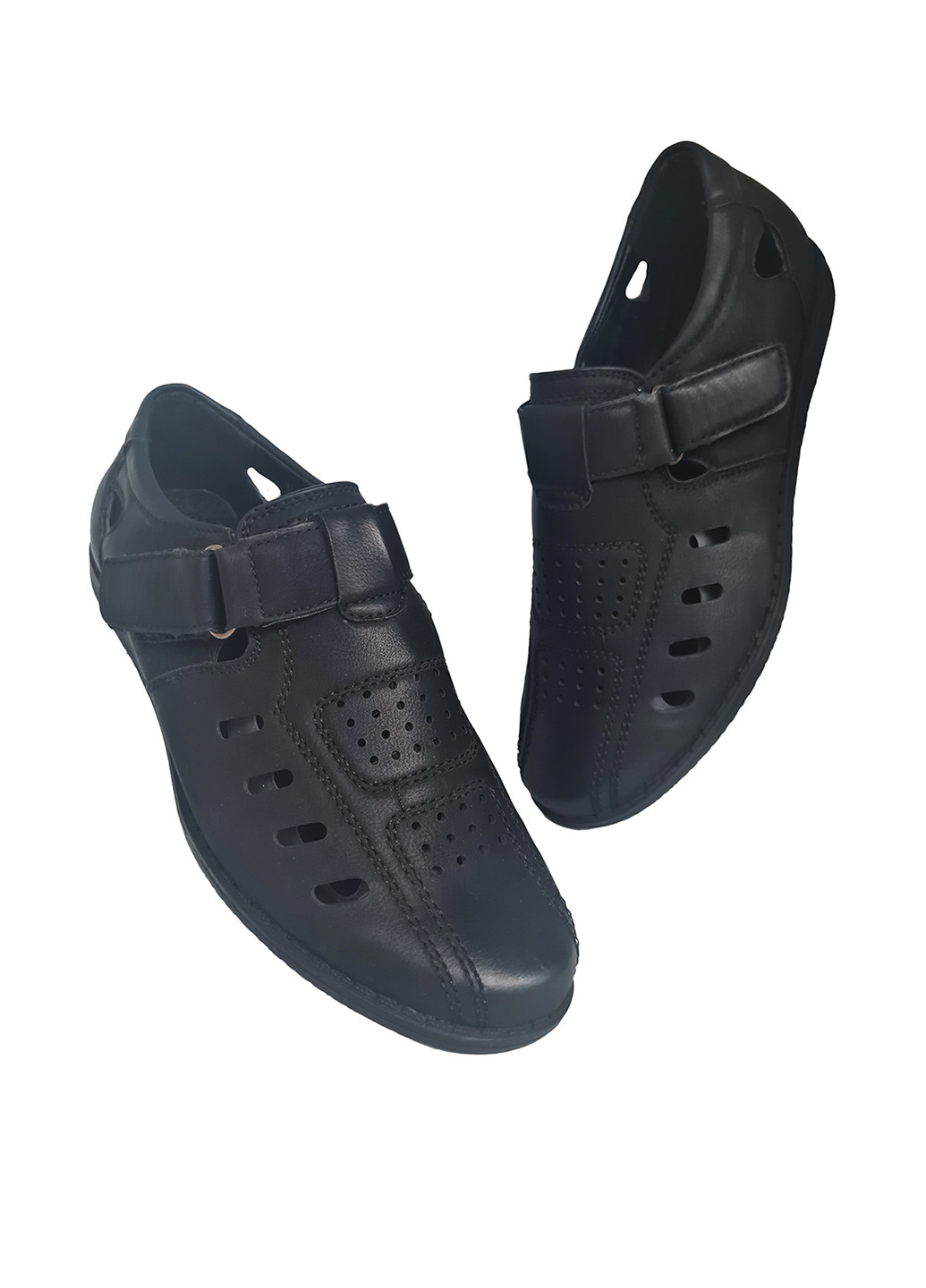 Черные туфли на липучке Kimboo