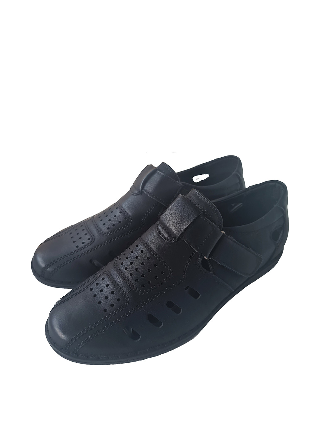 Черные туфли на липучке Kimboo