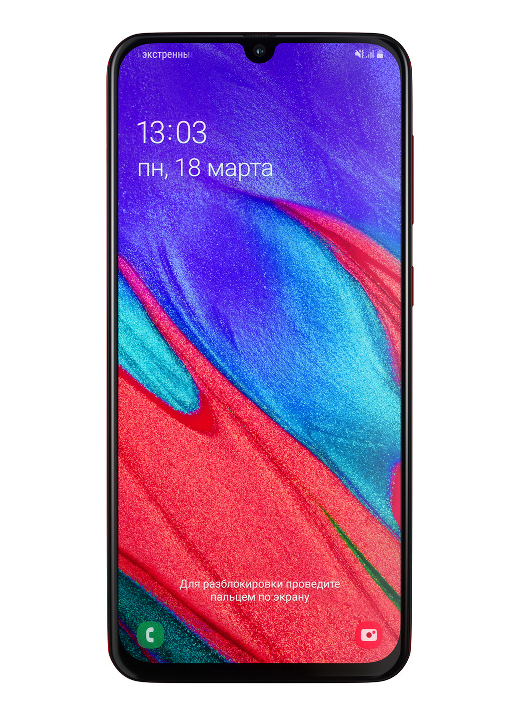 Смартфон Samsung Galaxy A40 4/64GB Red (SM-A405FZRDSEK) червоний