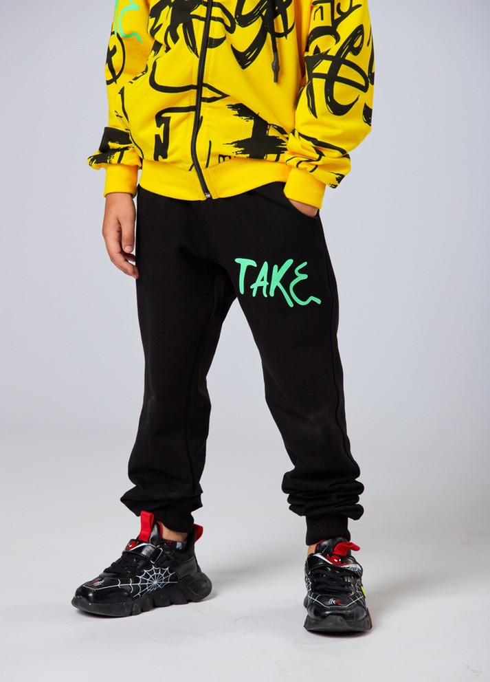 Жовтий демісезонний спортивний костюм для хлопчика Tayfur