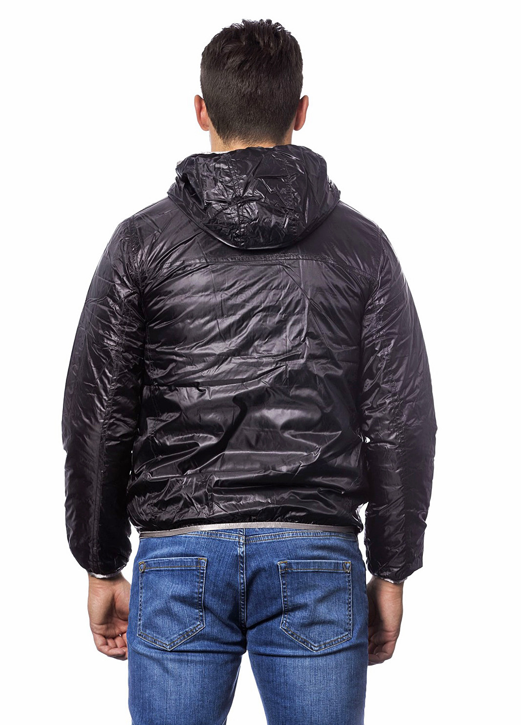 Черная демисезонная куртка Roberto Cavalli