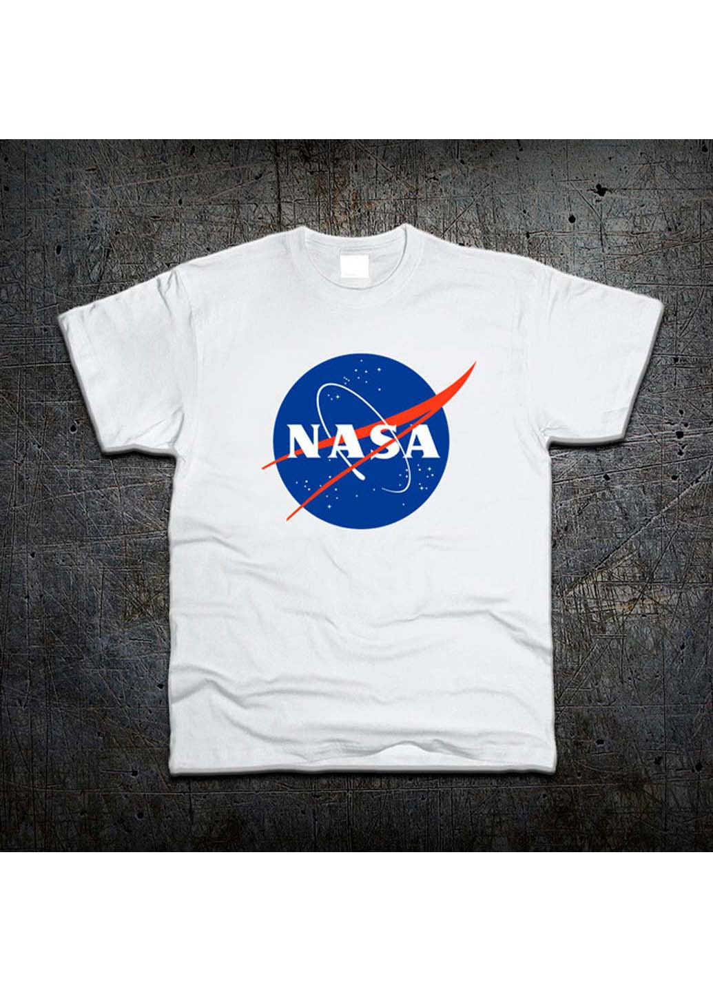 Белая футболка Fruit of the Loom NASA Space