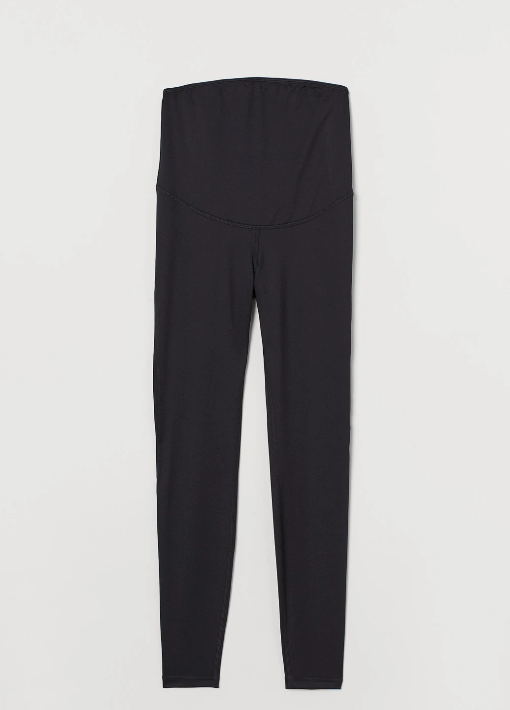 Черные демисезонные спортивные леггинсы для беременных H&M