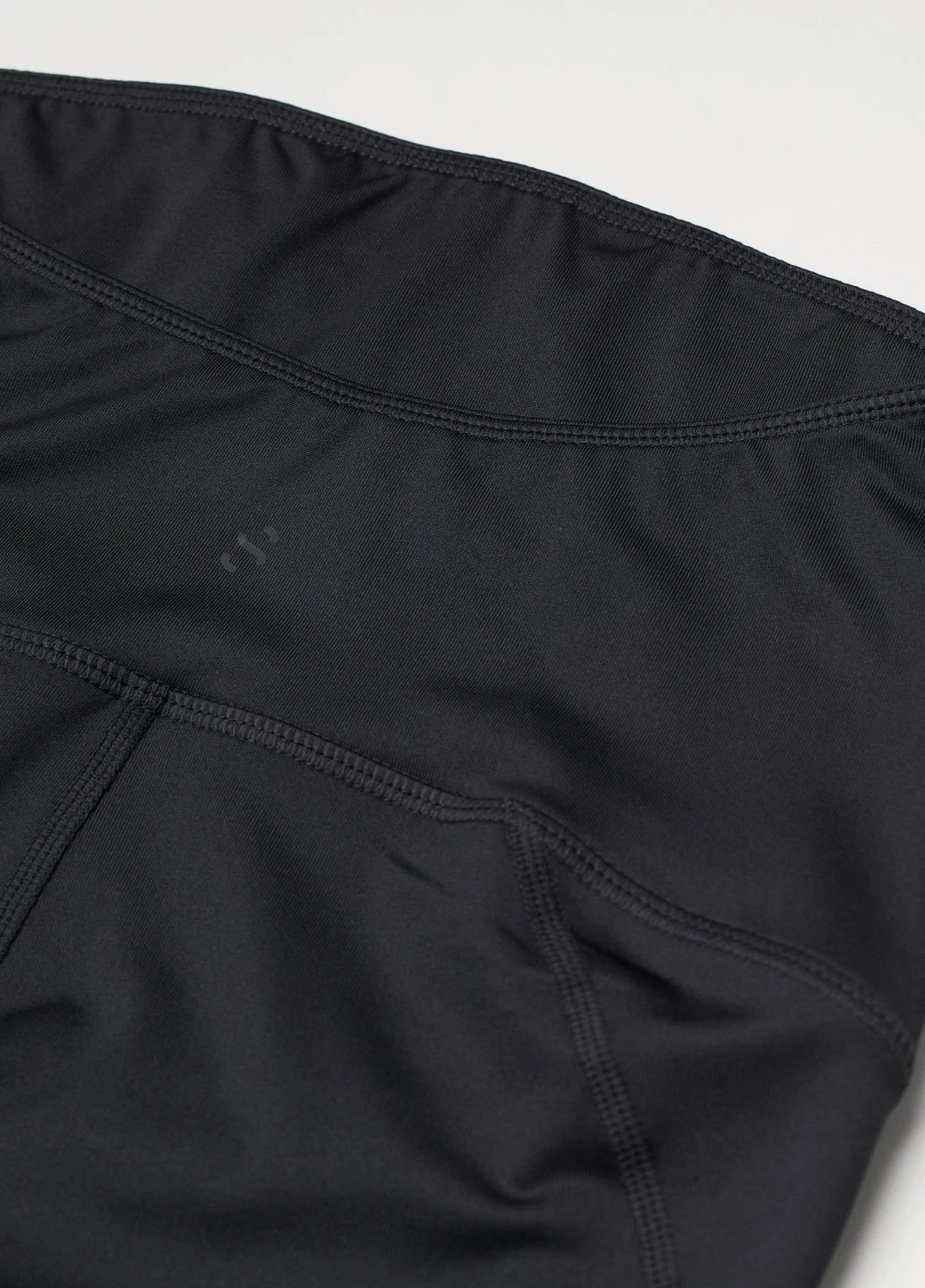 Черные демисезонные спортивные леггинсы для беременных H&M