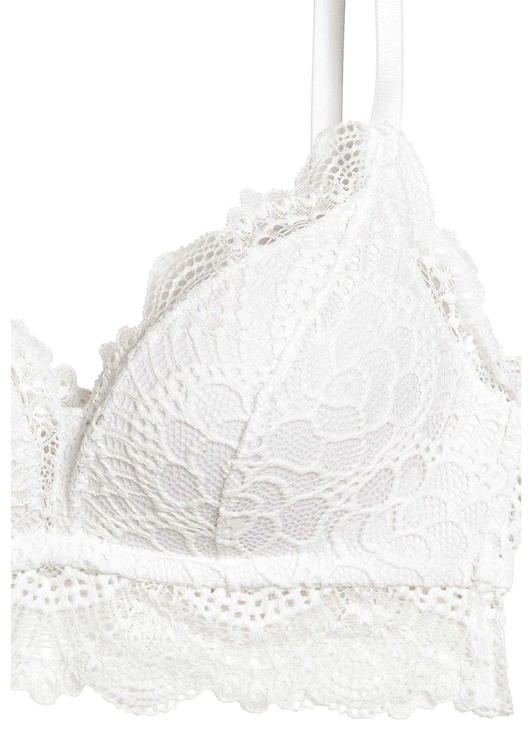 Белый бюстгальтер H&M